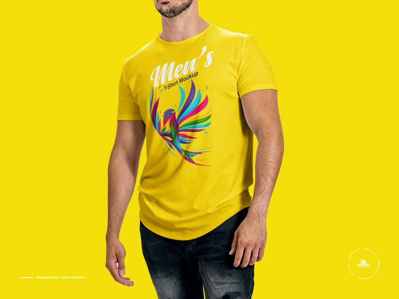 A free man t-shirt mockup