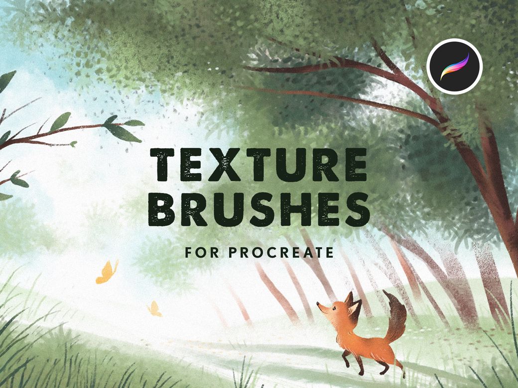 A free texture Procreate brushes