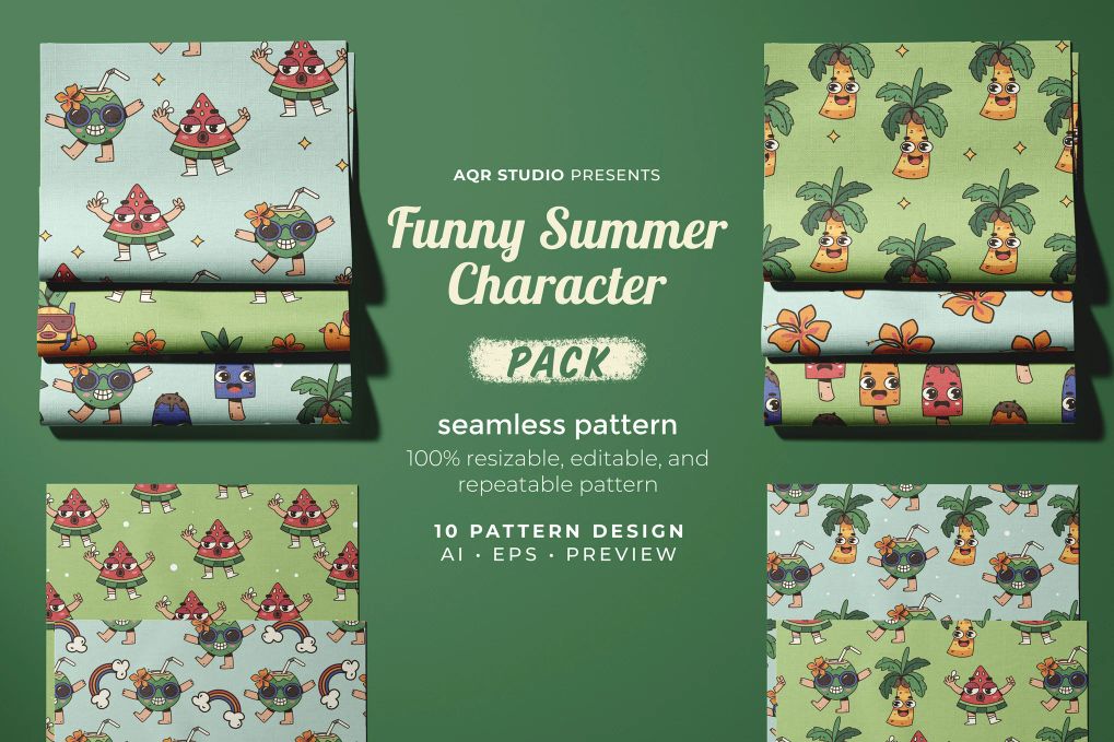 A funny summer patterns