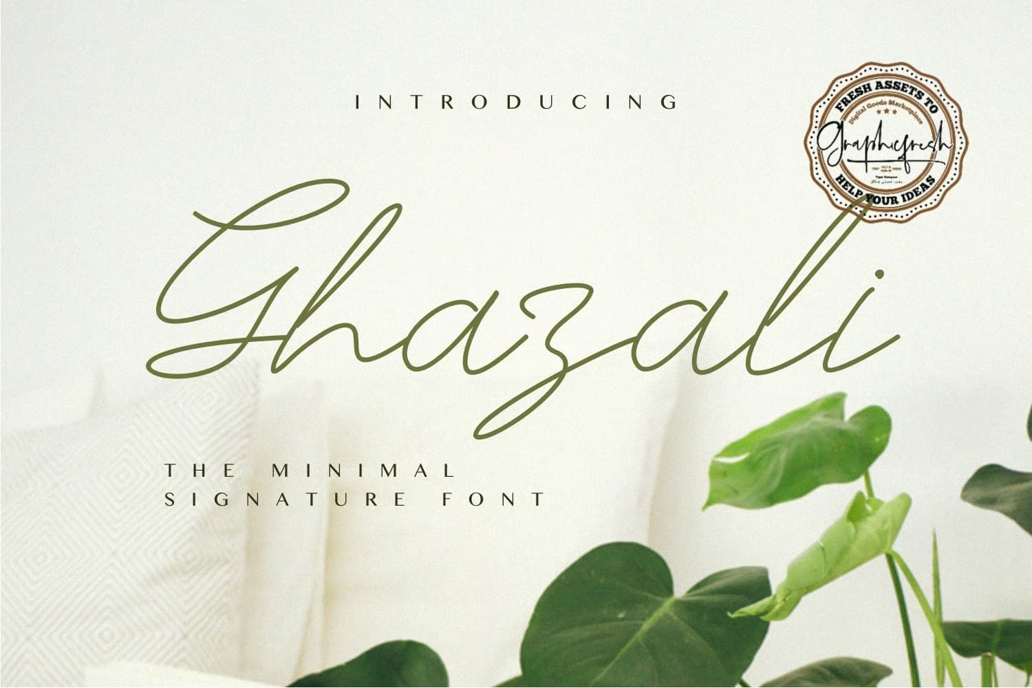 A minimal signature font