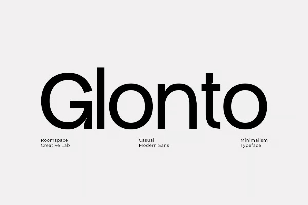 A minimalist typeface