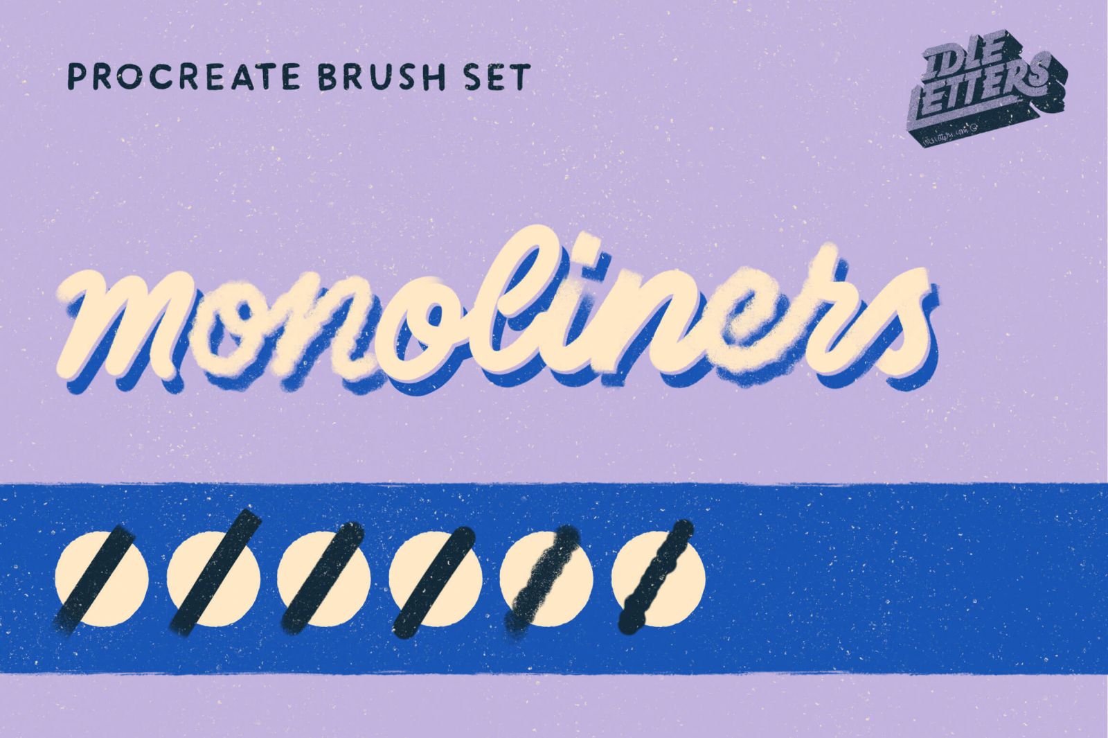 A free liner brushes for Procreate