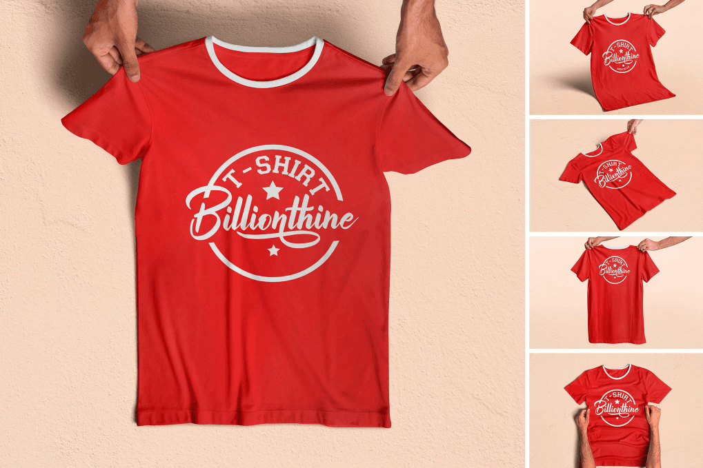 A high quality t-shirt mockups