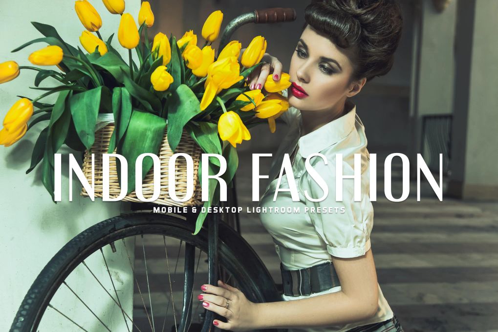 An indoor Fashion Lightroom presets