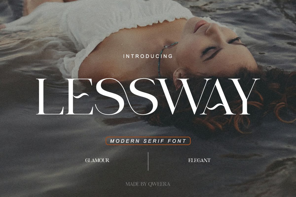 An elegant luxury logo font