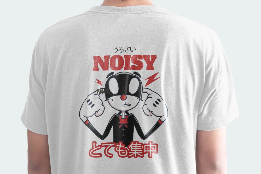 A man t-shirt backside mockup