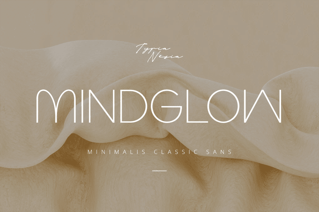 A minimalist modern sans font