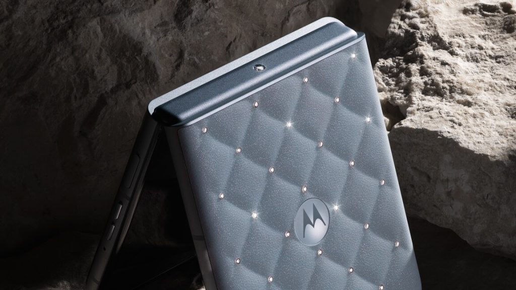 Motorola Razr with crystal foldable phone