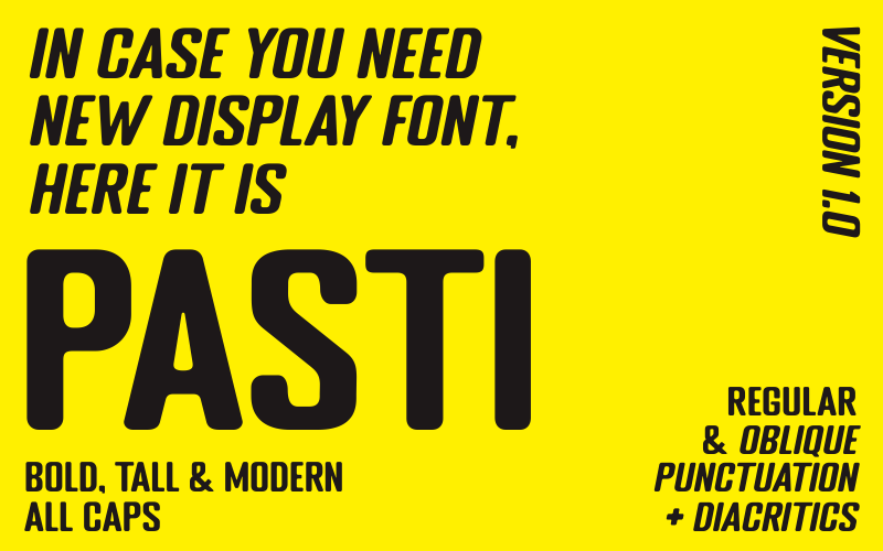A bod tall and modern all caps font