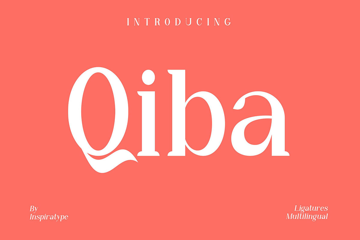 A free simple serif font family