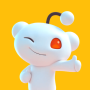 A reddit mascot in 3d