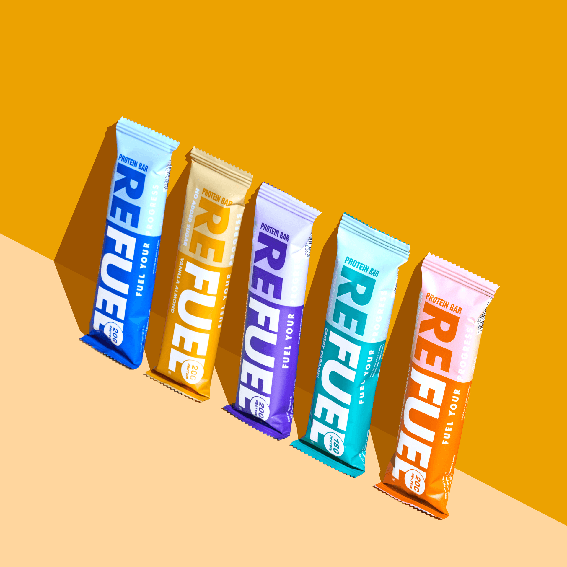 A Refuel protein bars staying in line