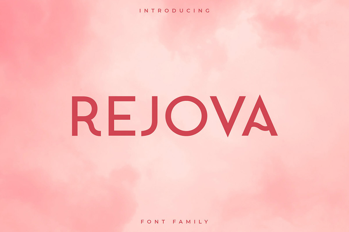 A free sans serif display font family