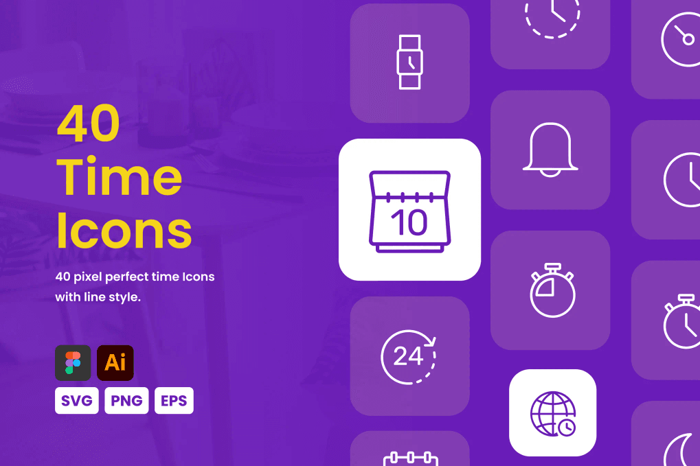A time icon set