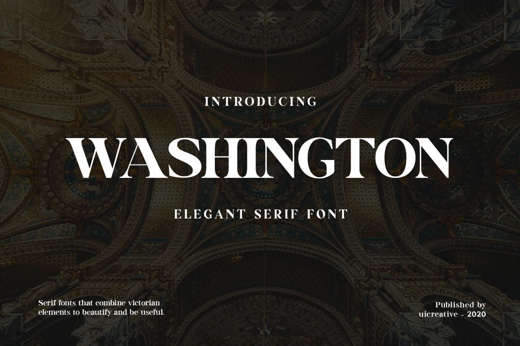 An elegant serif font