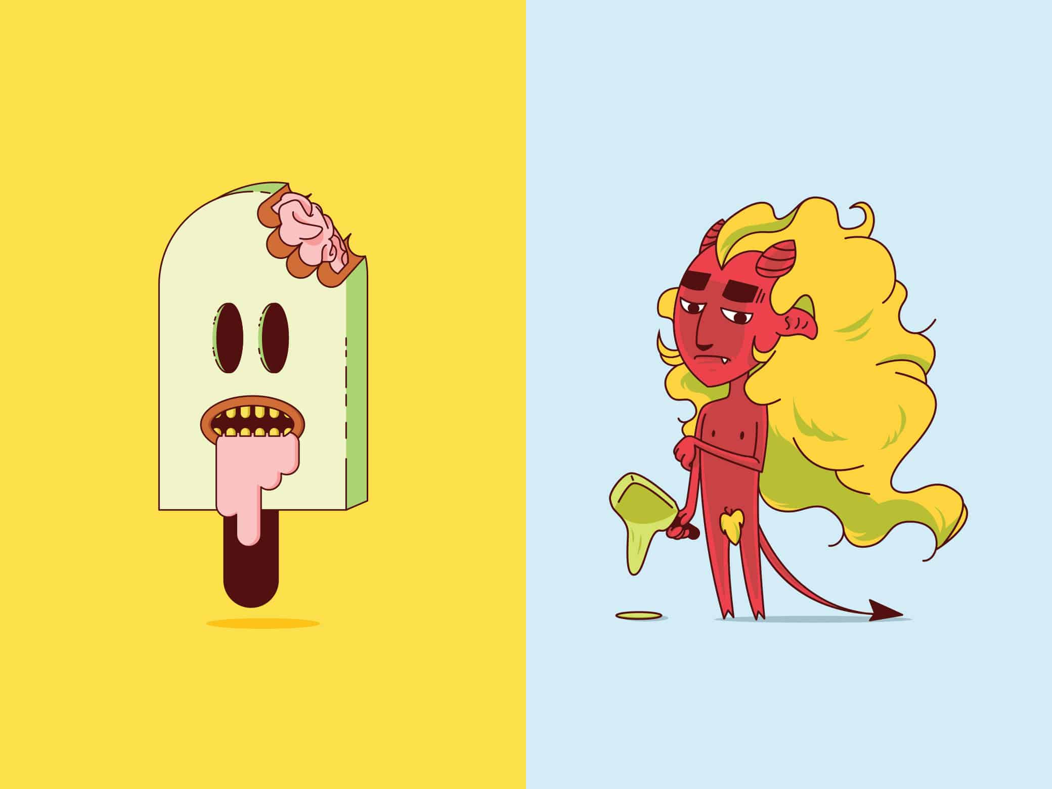 A free cursed Halloween vectors