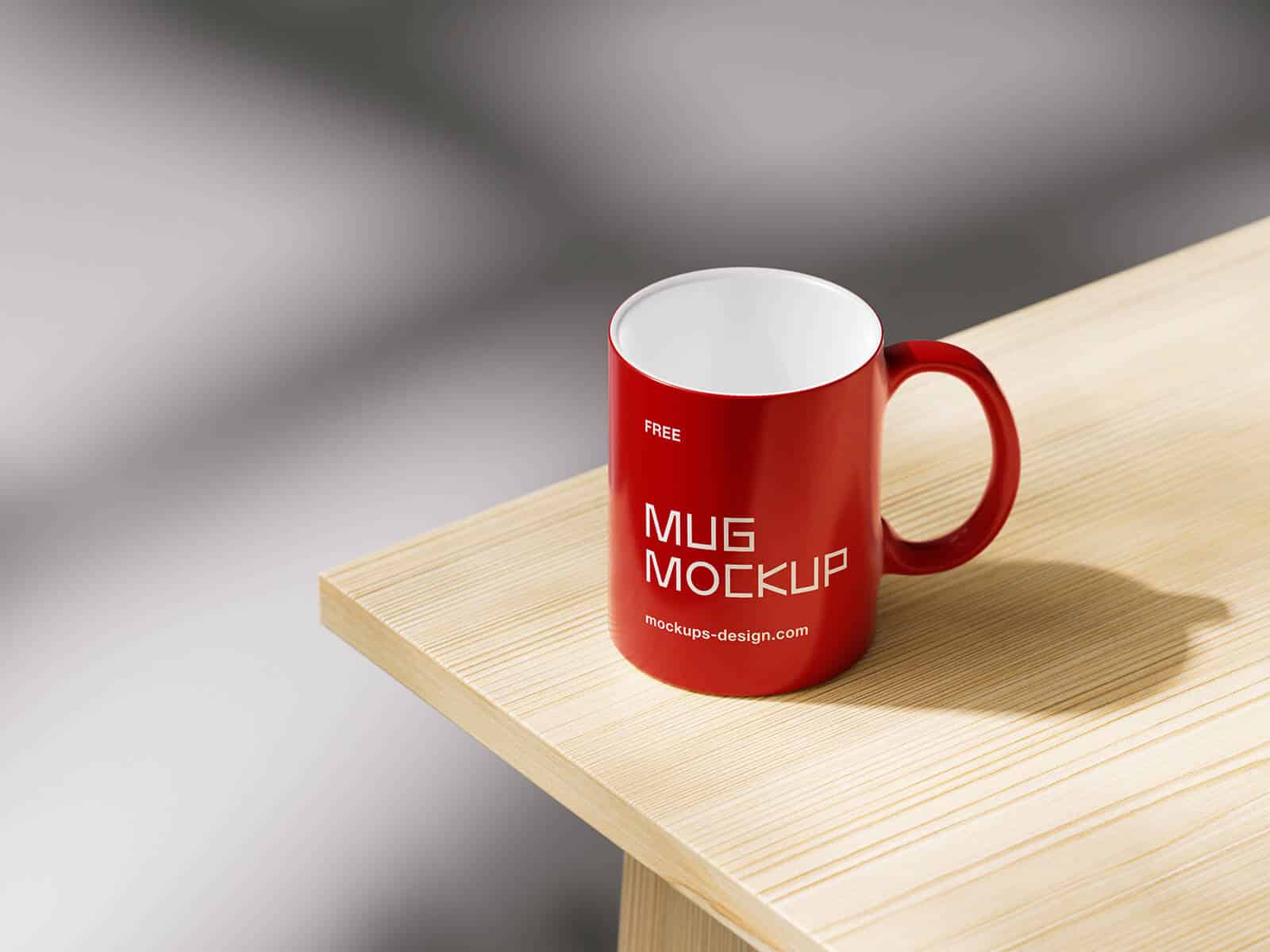 A free mug mockup set