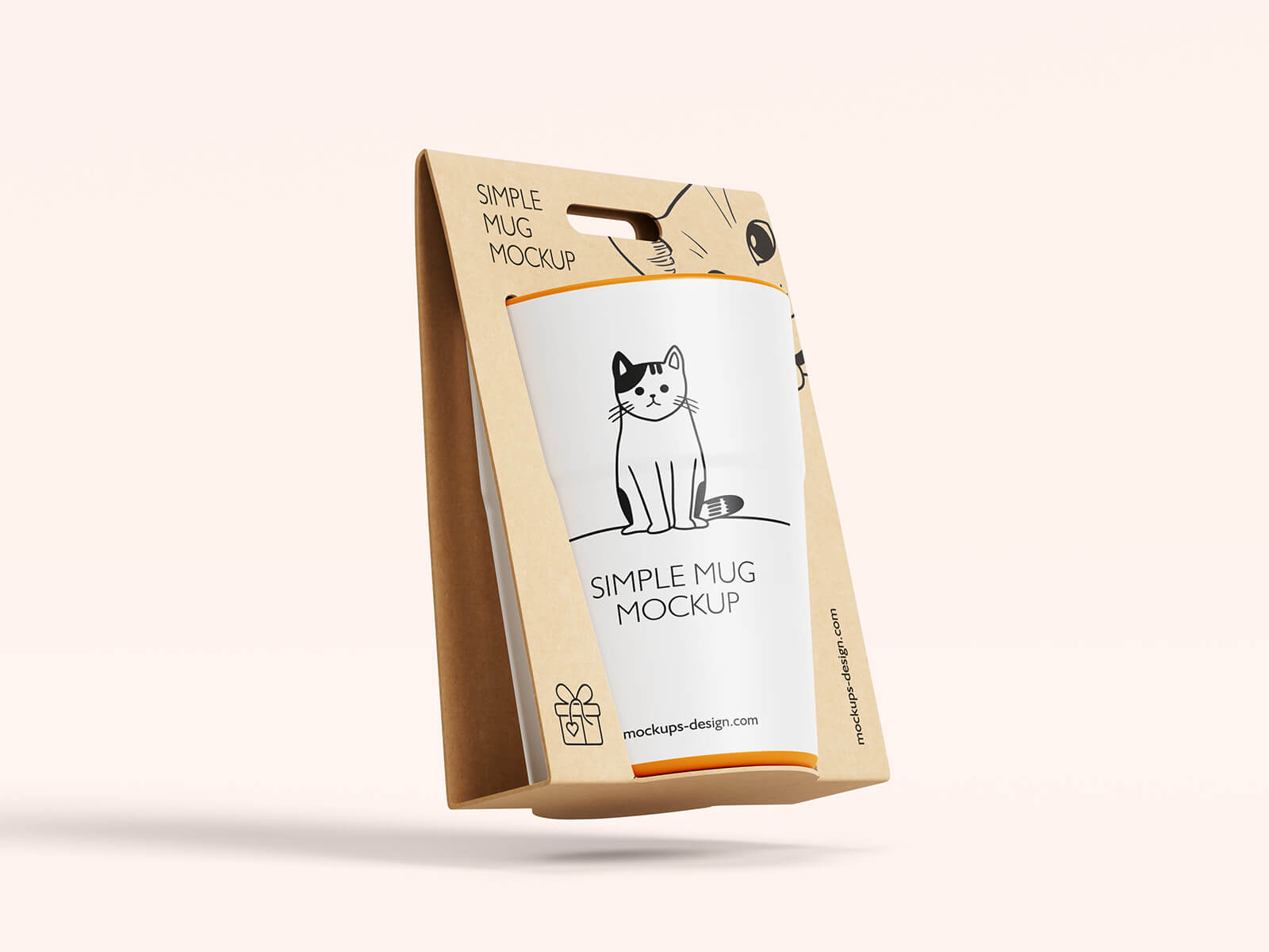 A free mug gift ready mockup set