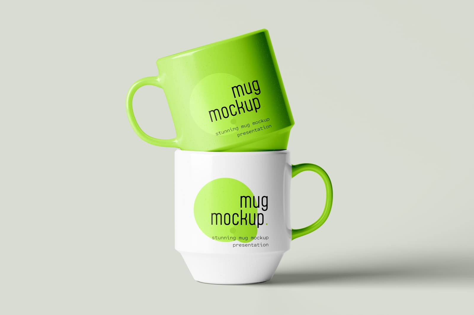 A free ceramic mug mockup