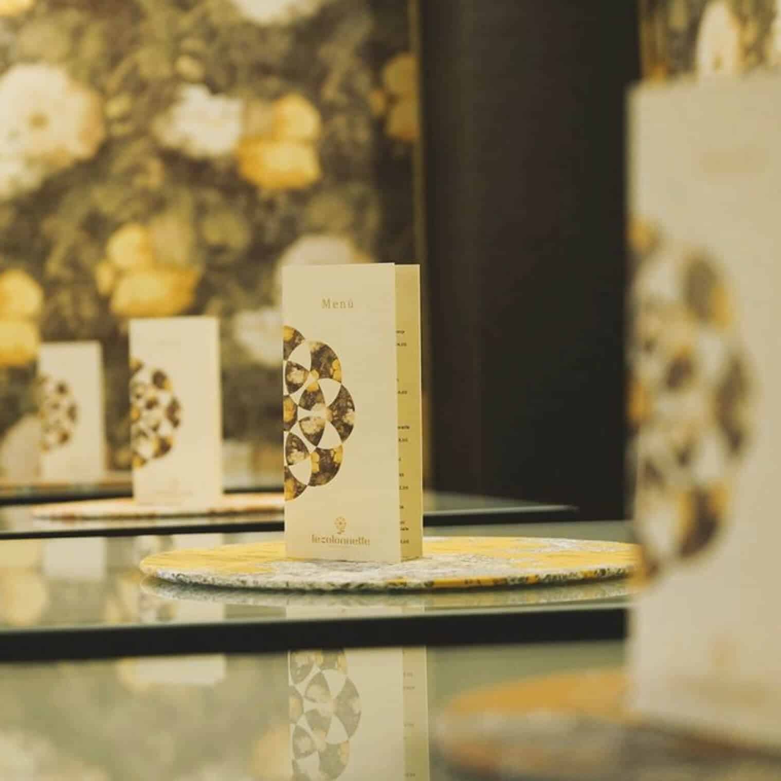 Le Colonette restaurant menu design