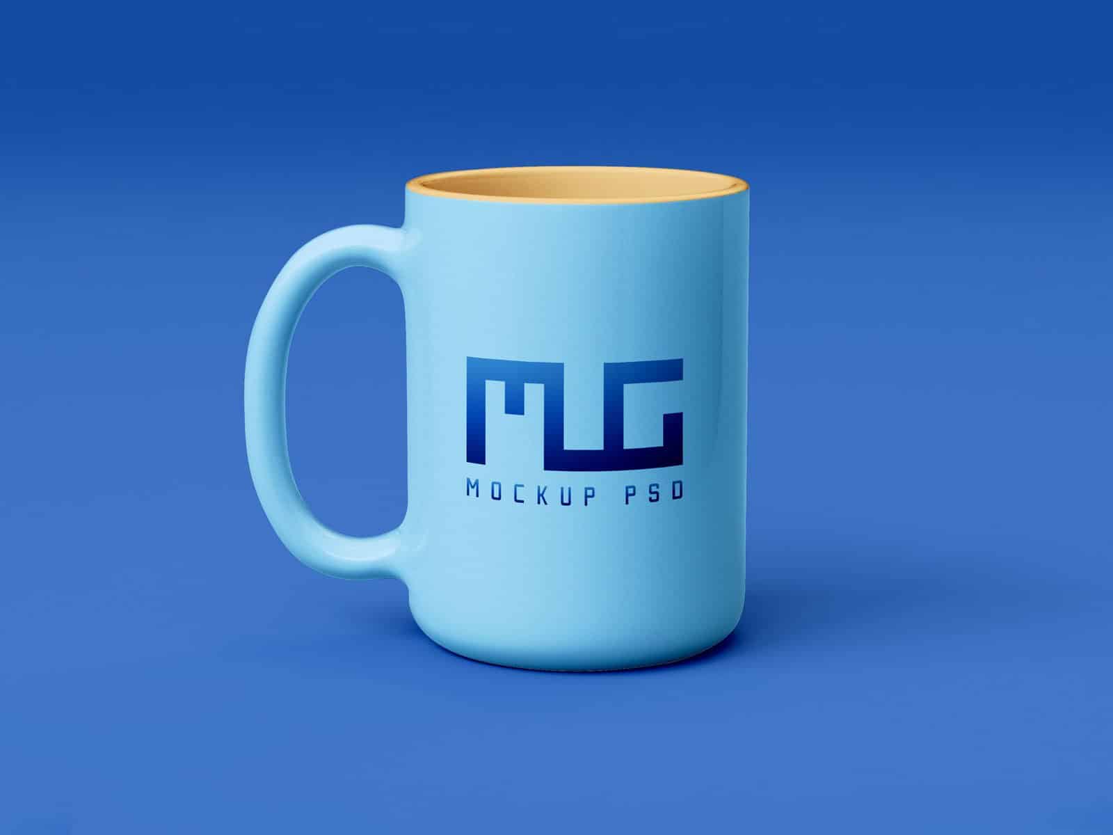 A free coffee mug mockup