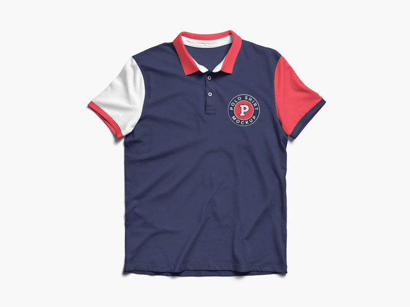 A free polo shirt mockup