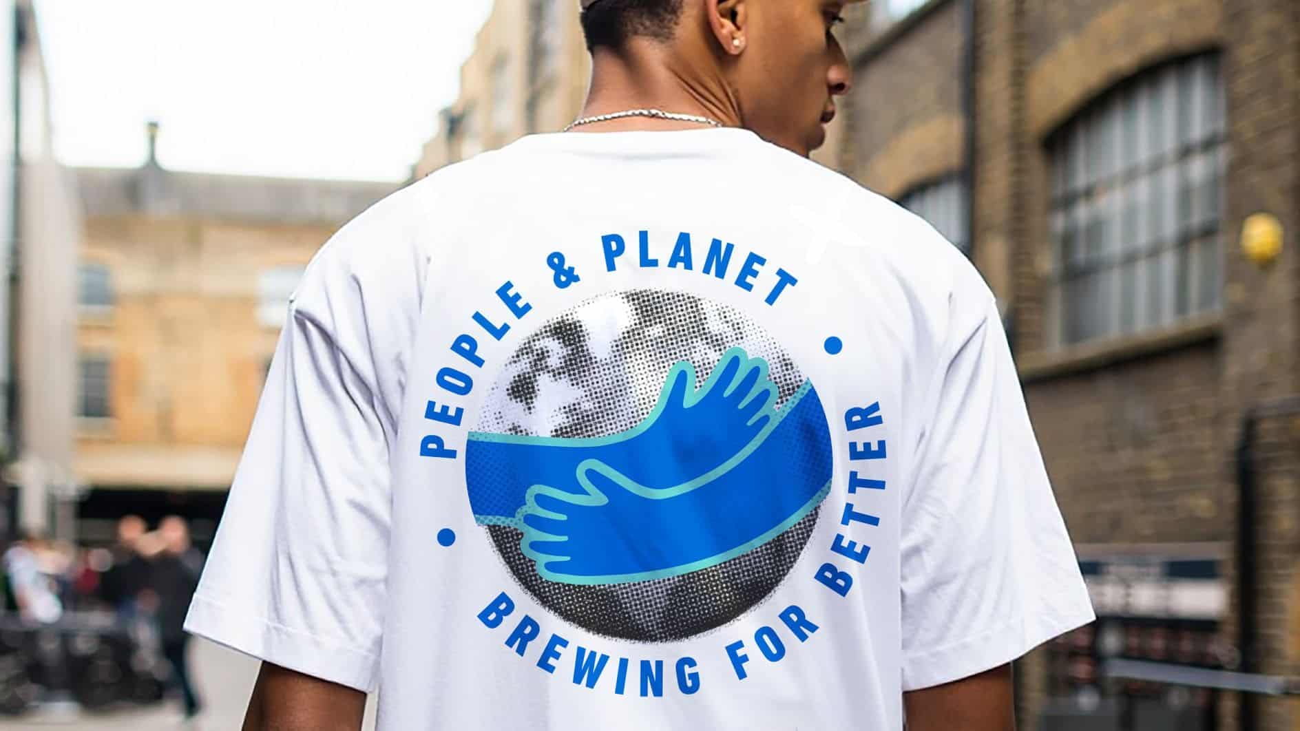 A man in t-shirt brewing for better