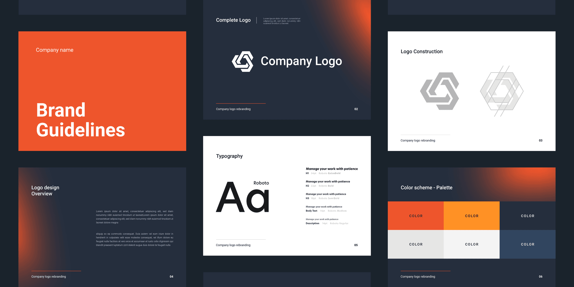 A brand guidelines