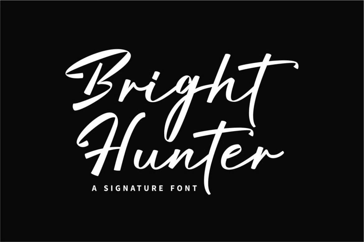 A signature font