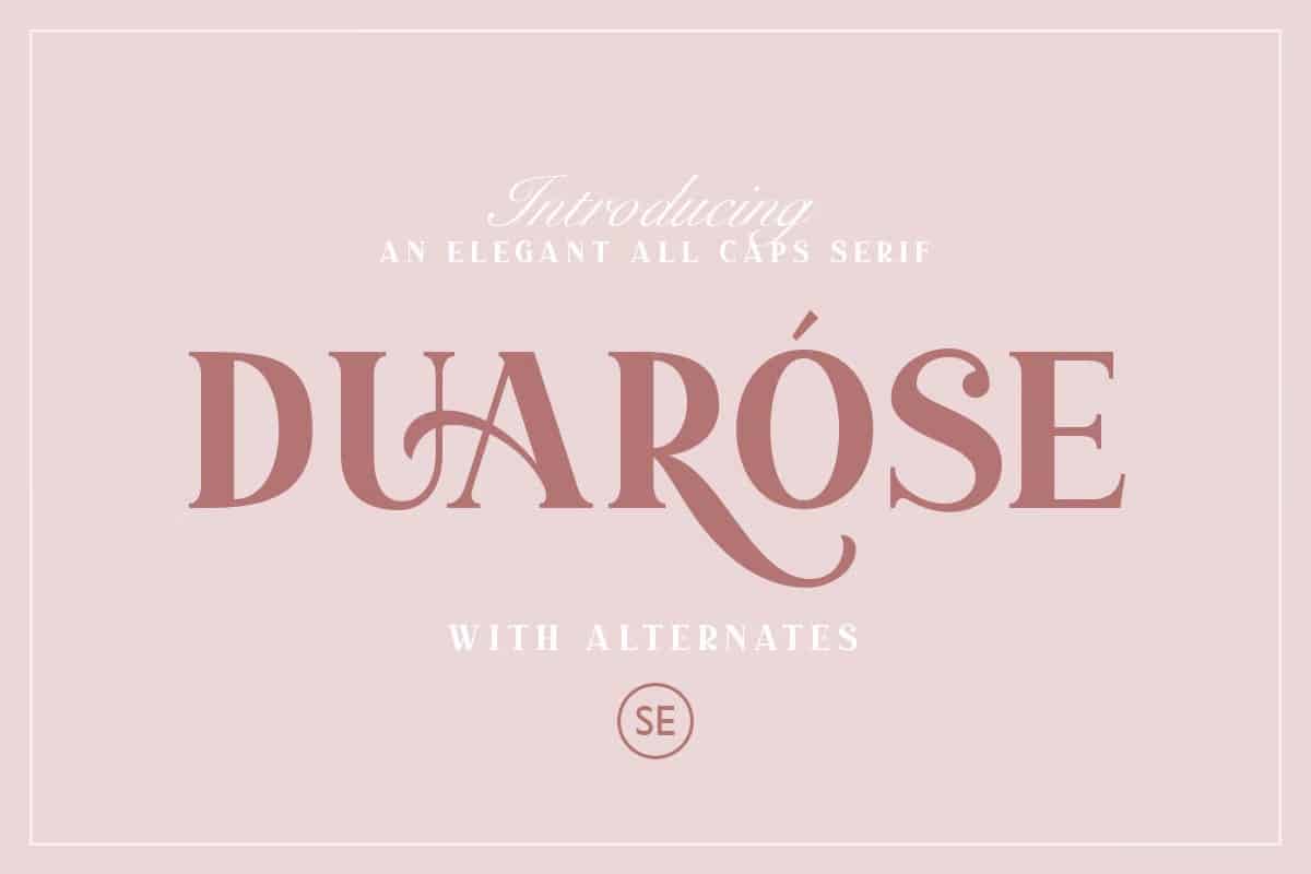An elegant serif font