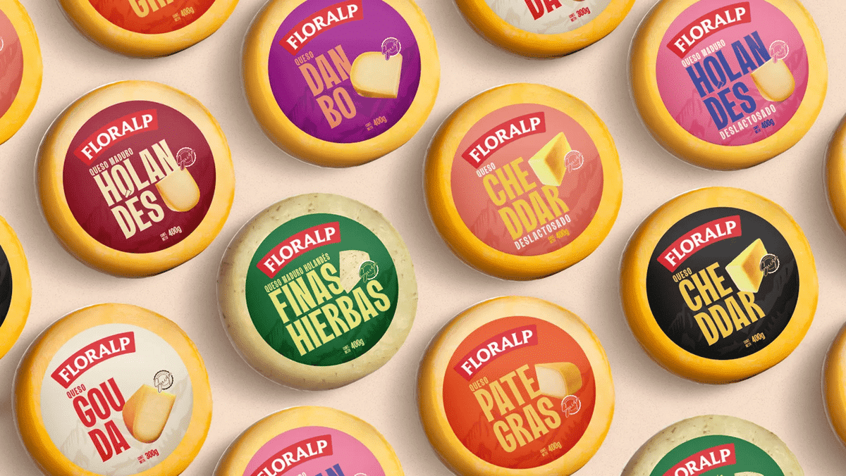 Floralp branding and packaging