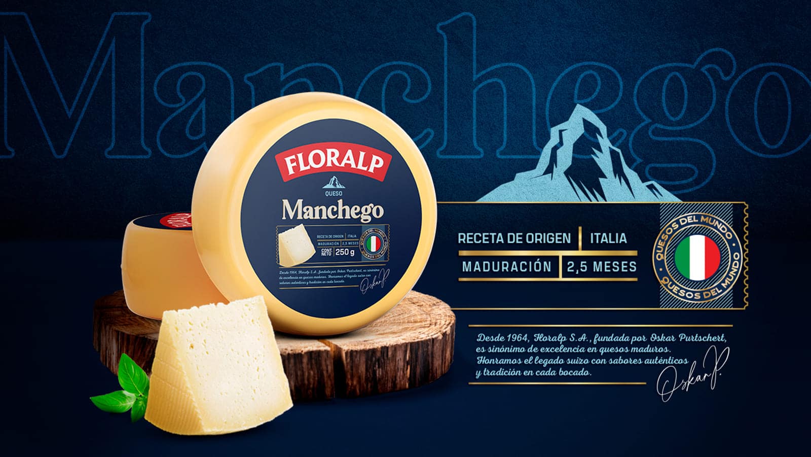 A Floralp Machego cheese