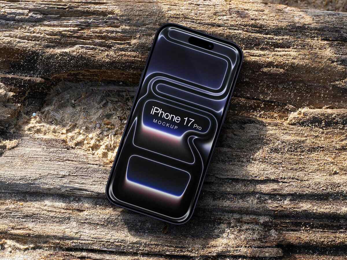 A free iPhone 17 Pro mockup