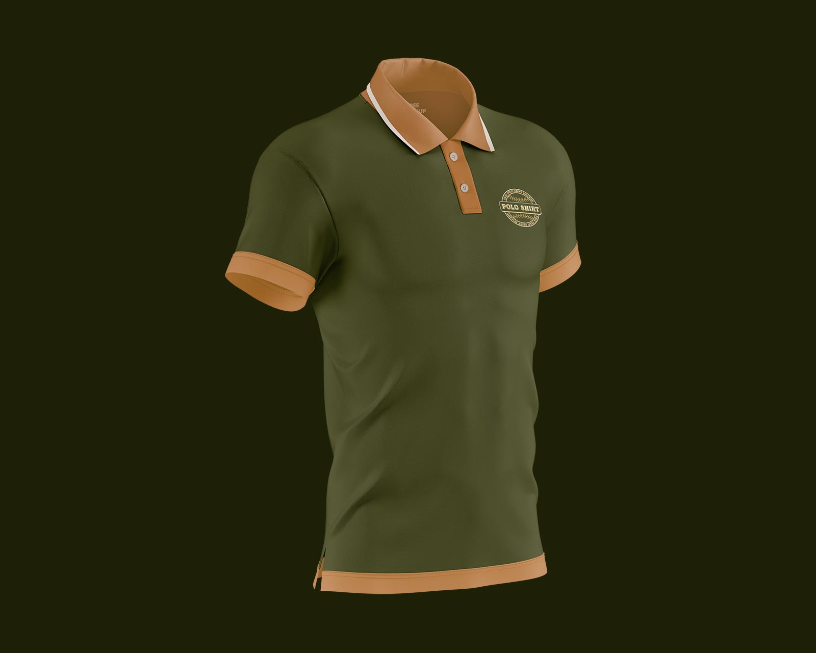 A free 3D polo shirt mockup set