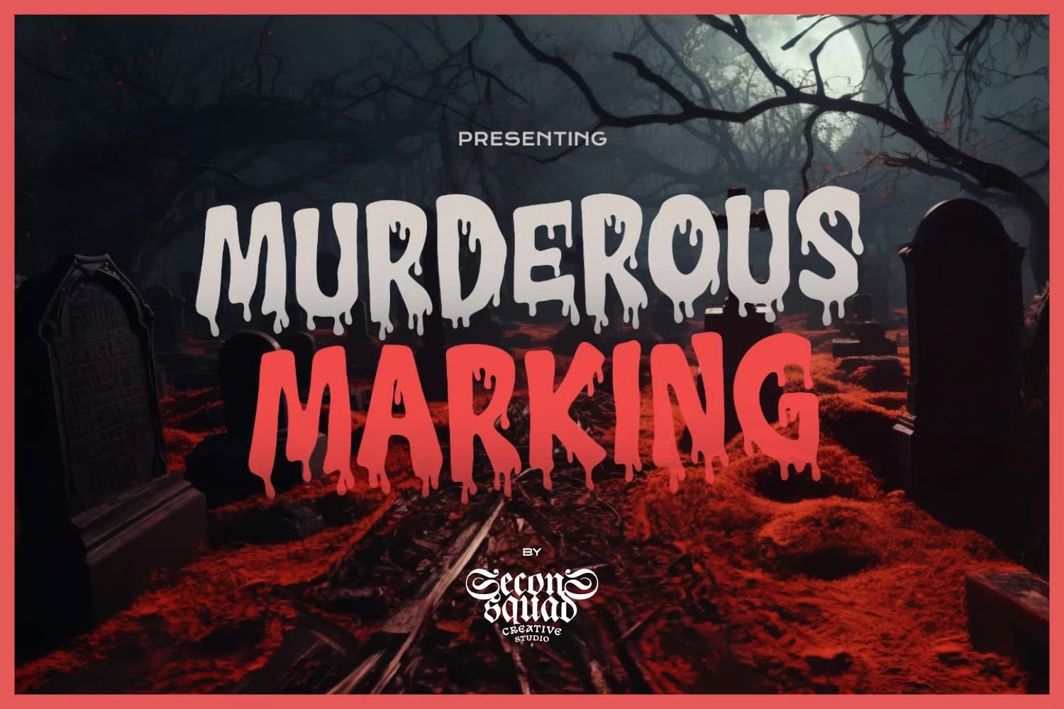 A murderous Halloween font