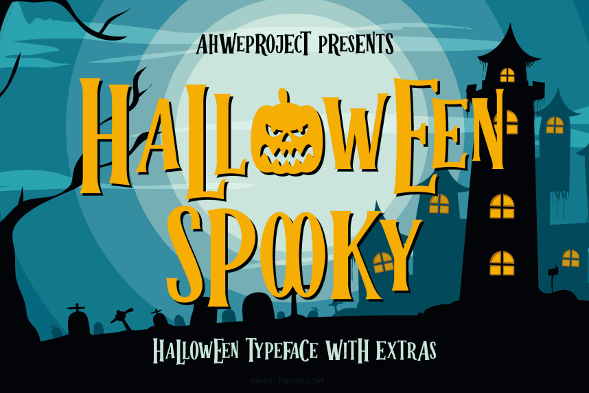 A Halloween typeface
