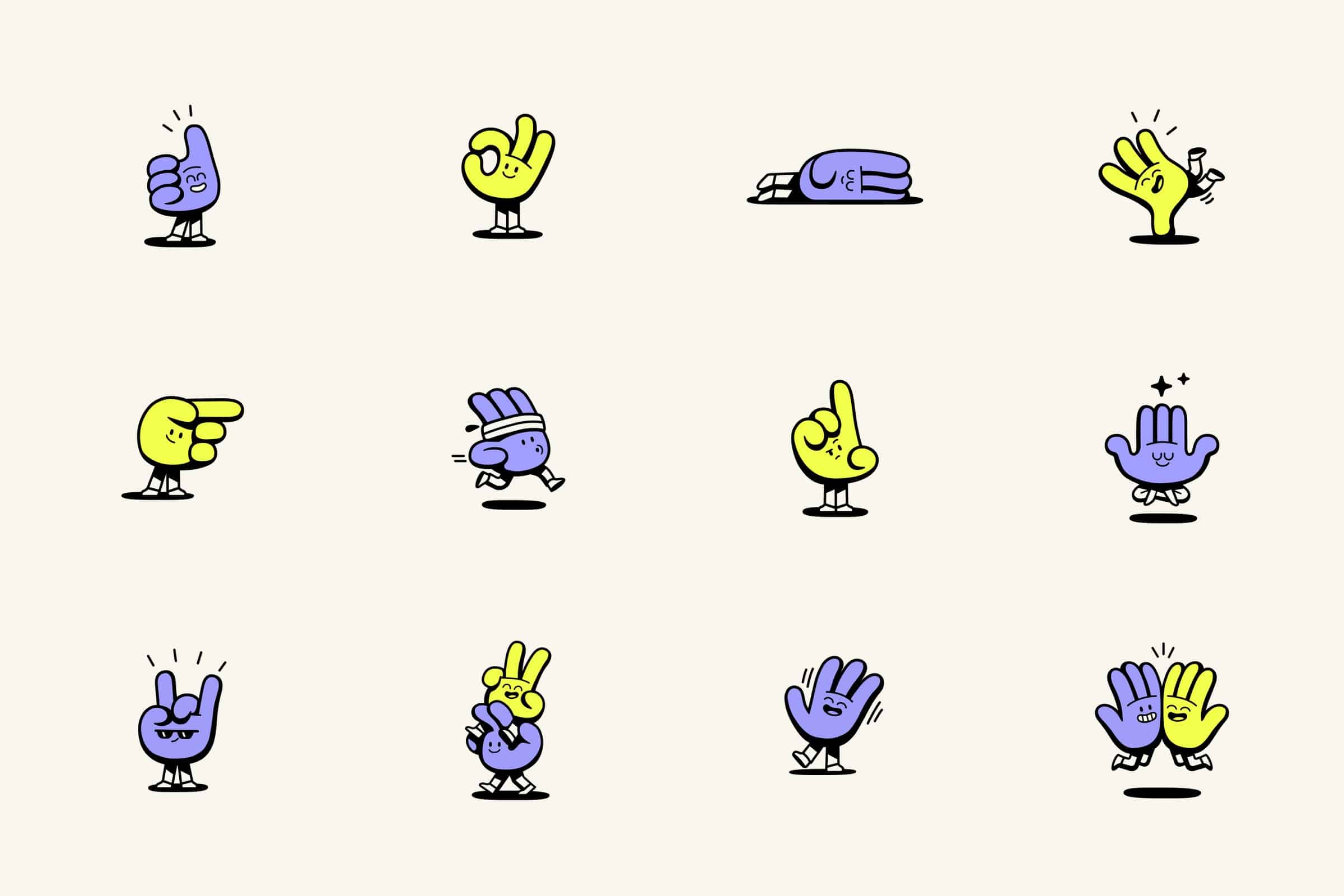 A Handover hand icons