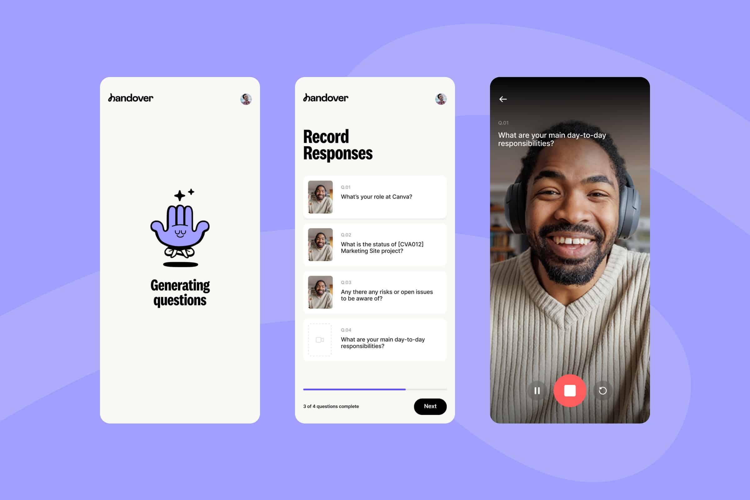 A Handover mobile version