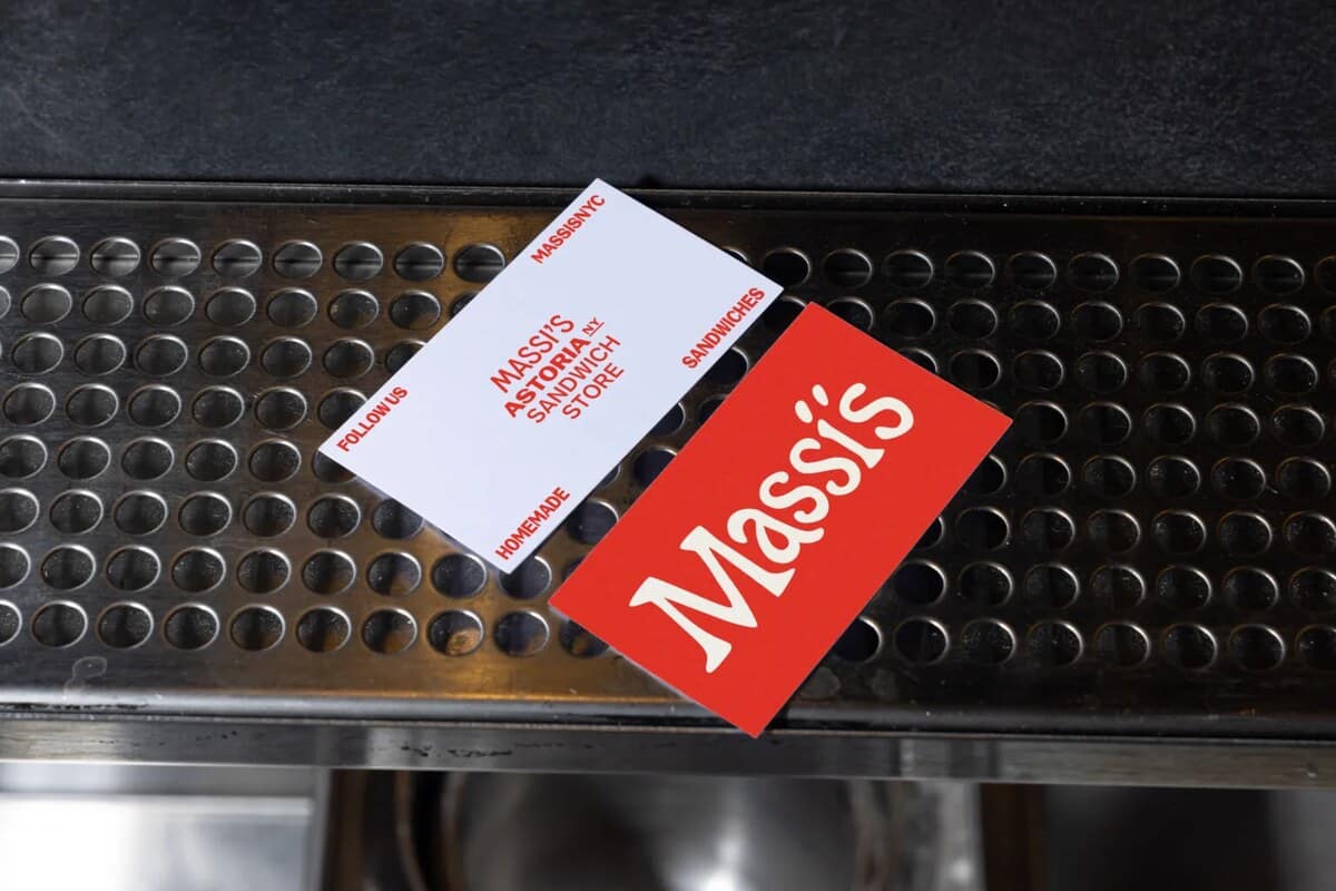Massi's business cards