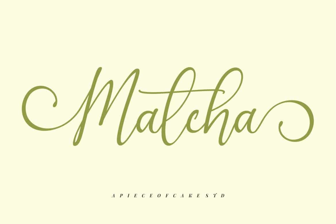 A nice script font