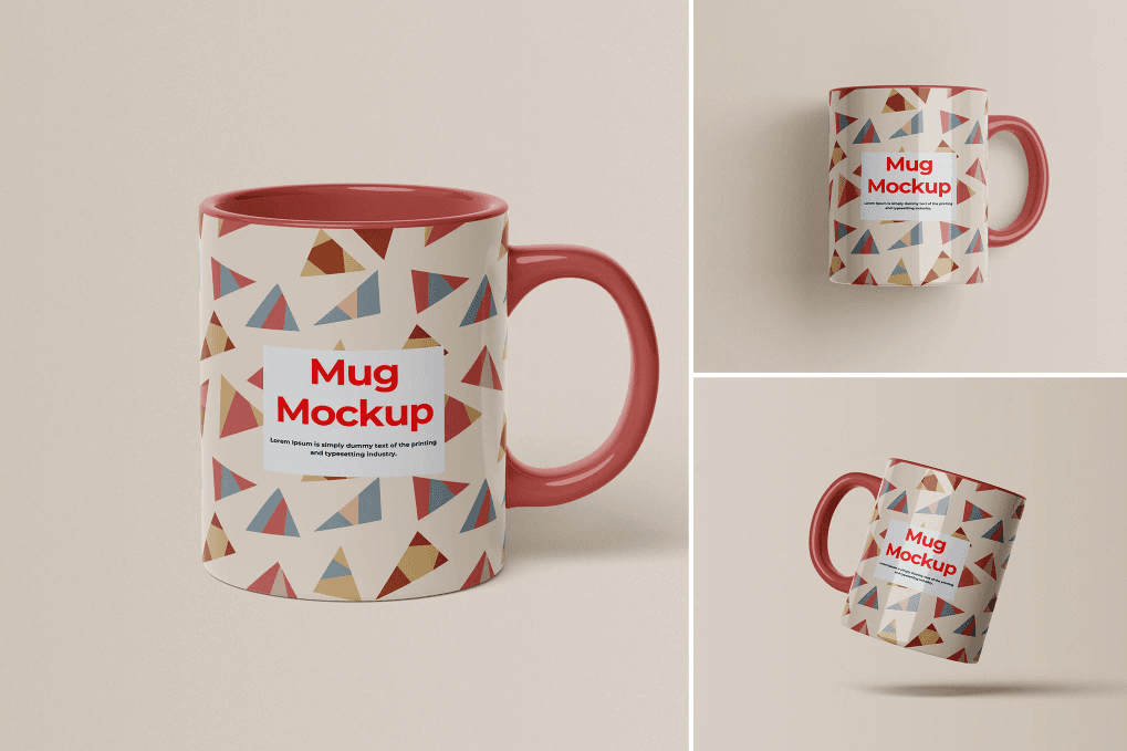 A mug mockup set