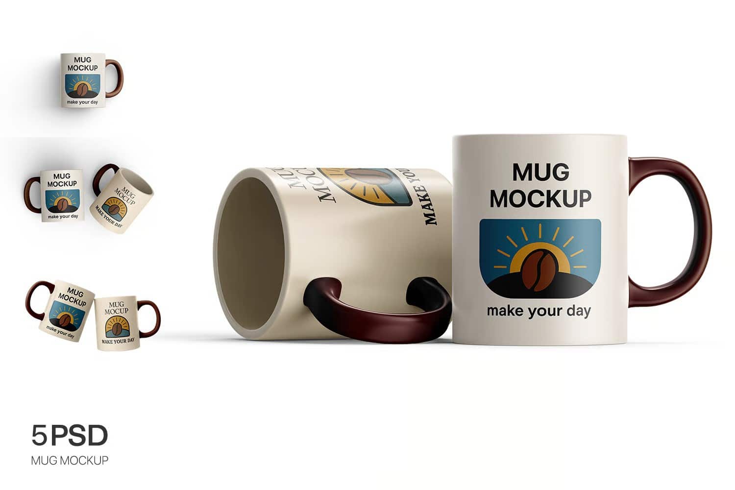 A mug mockup set