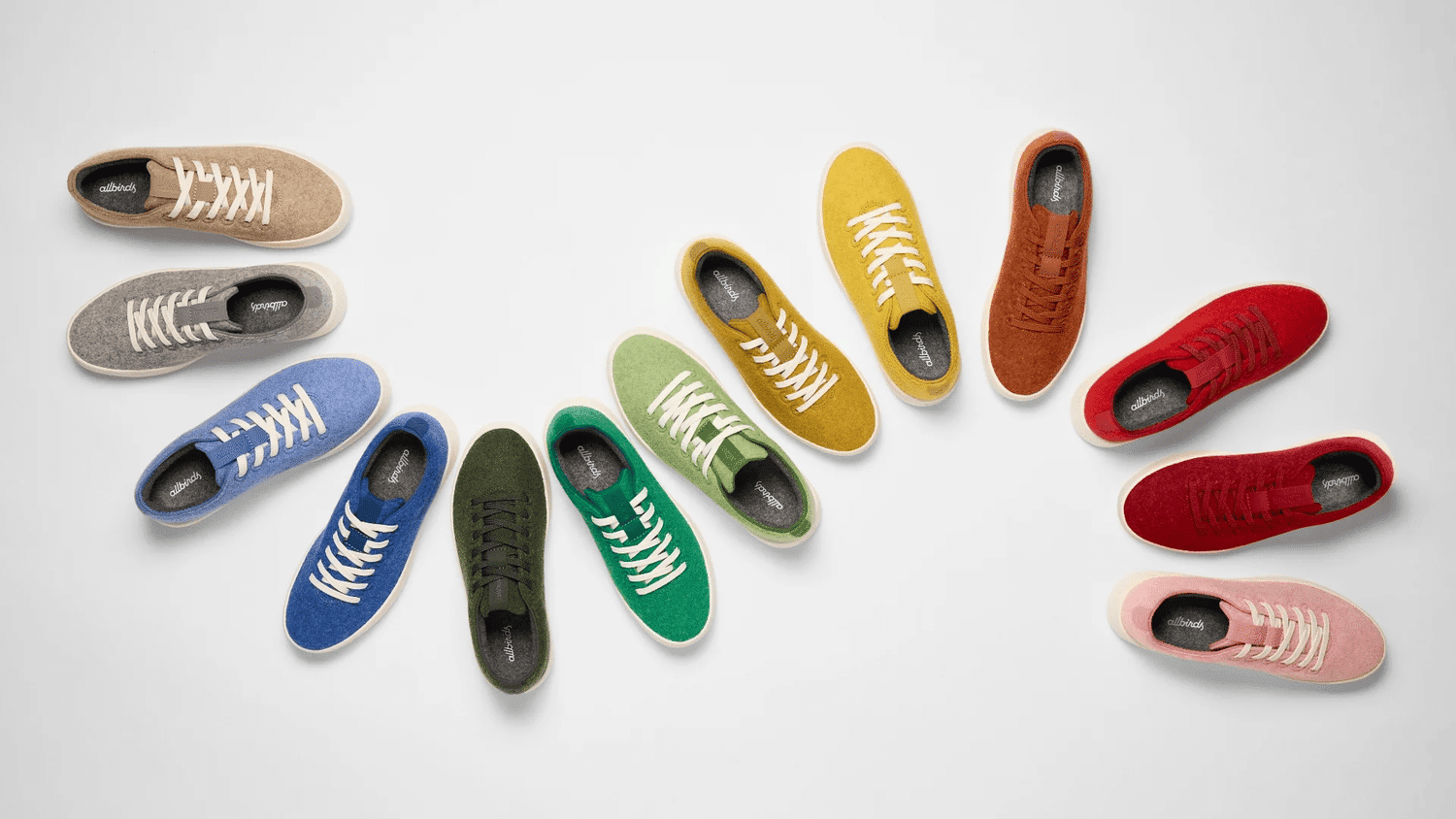 A rainbow color sneakers