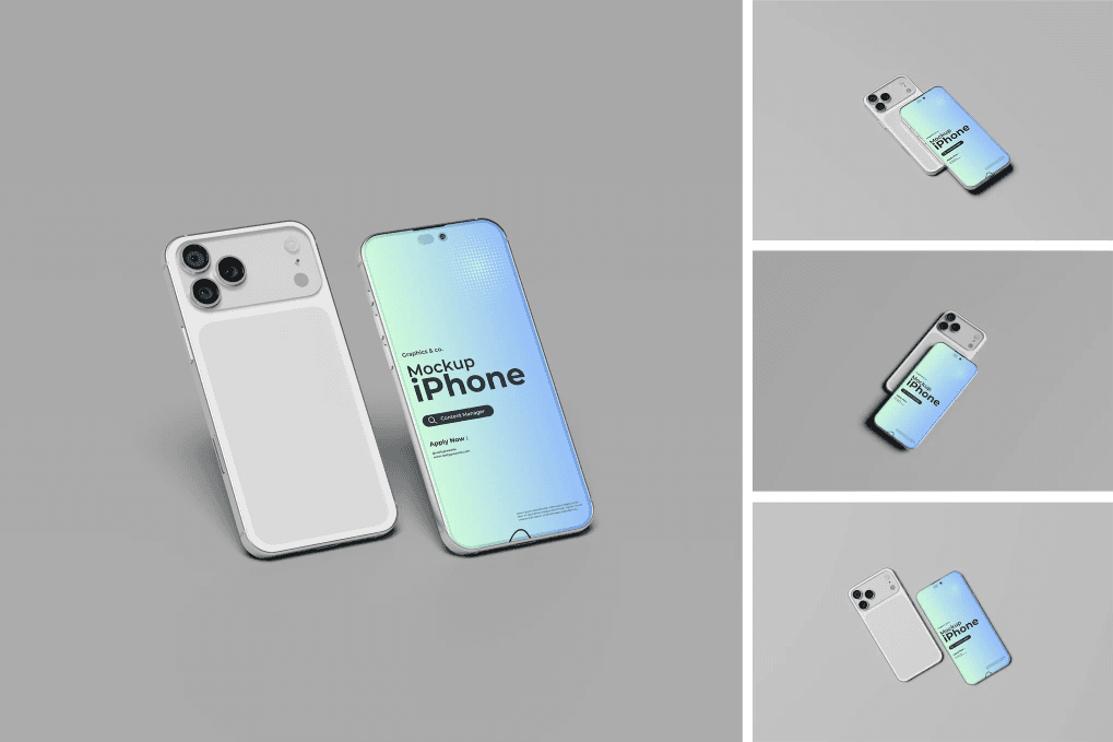 An iPhone 17 Pro Max Mockups