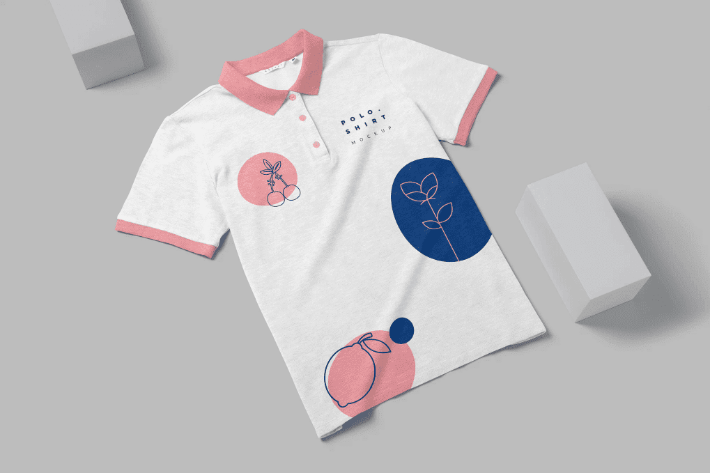 Polo shirt mockup set