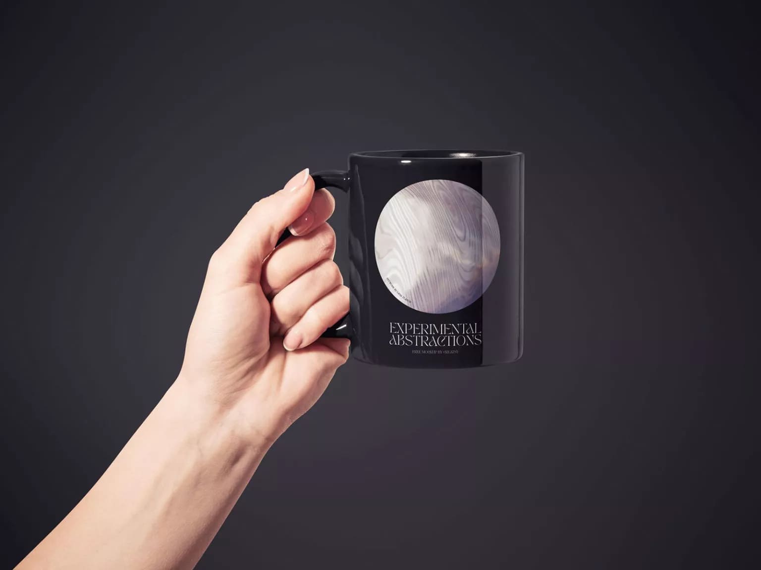 A free tea mug mockup