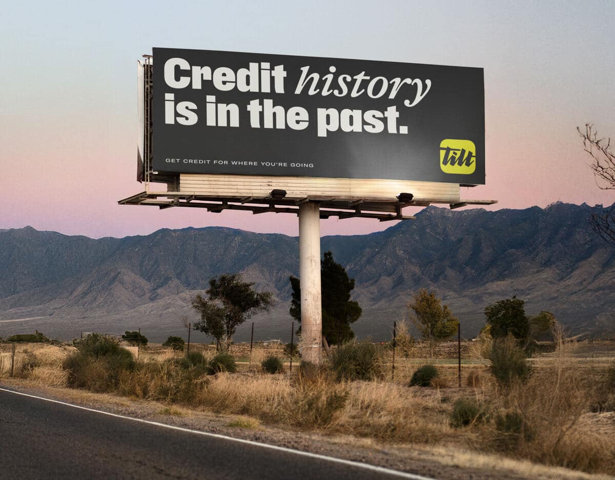 A Tilt advertisement billboard