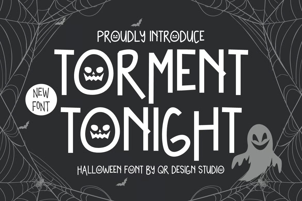 A horror Halloween font