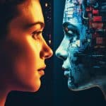 UX designer and robot