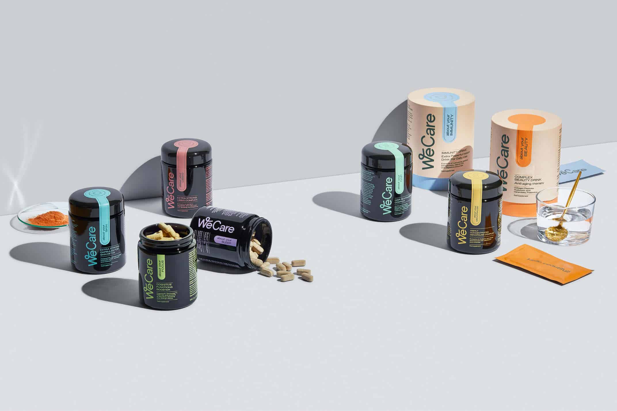 WeCare health supplement line